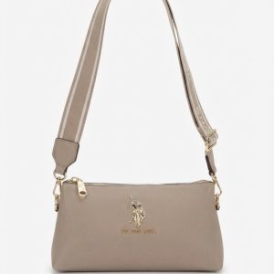 ID-9213 MINI CROSSBODY POLO ASSN  MARRON CLARO