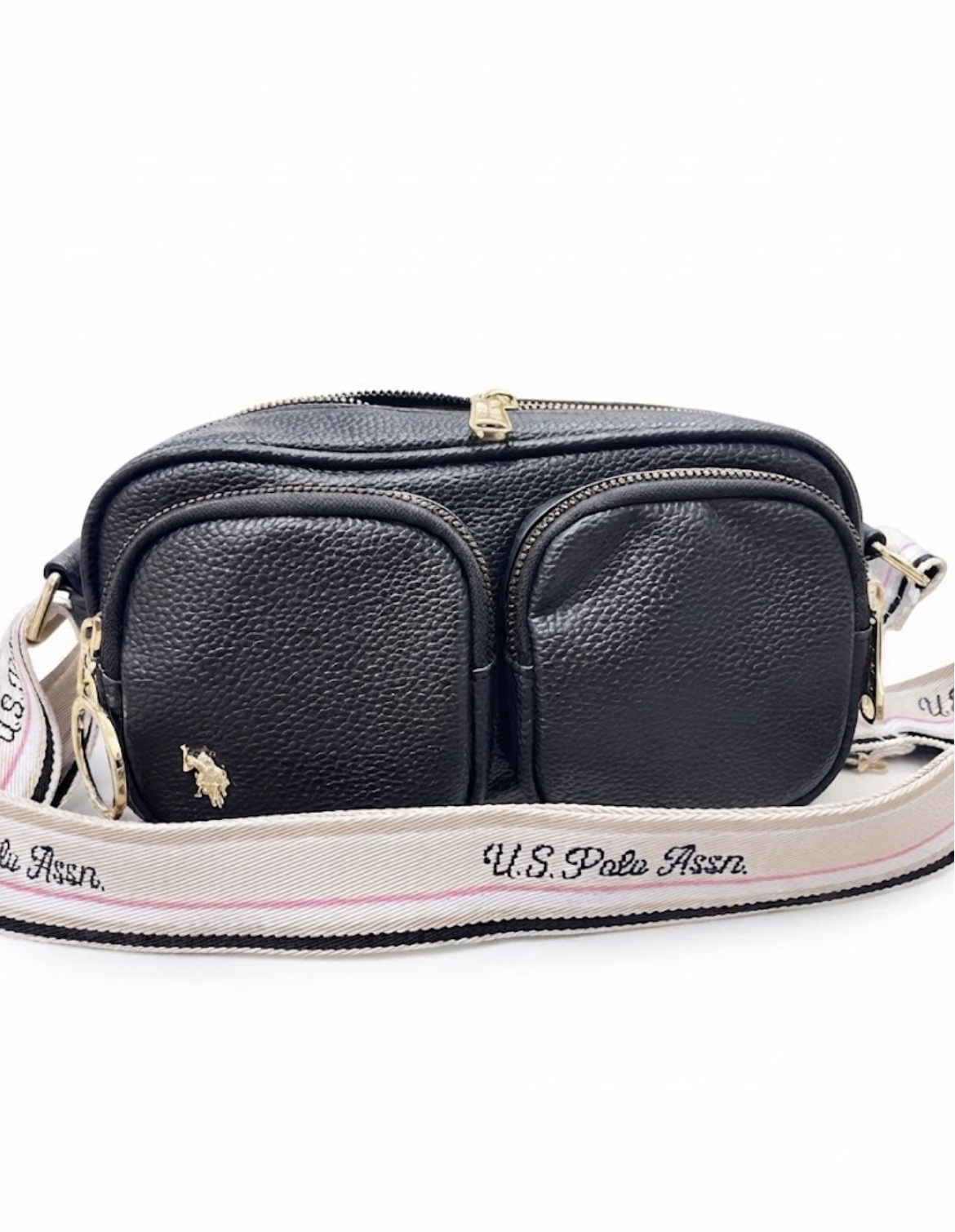 ID-7961 CROSSBODY POLO ASSN NEGRO