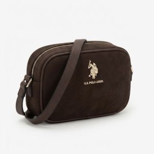 ID-4105 CROSSBODY POLO ASSN COLOR CAFE GAMUZA