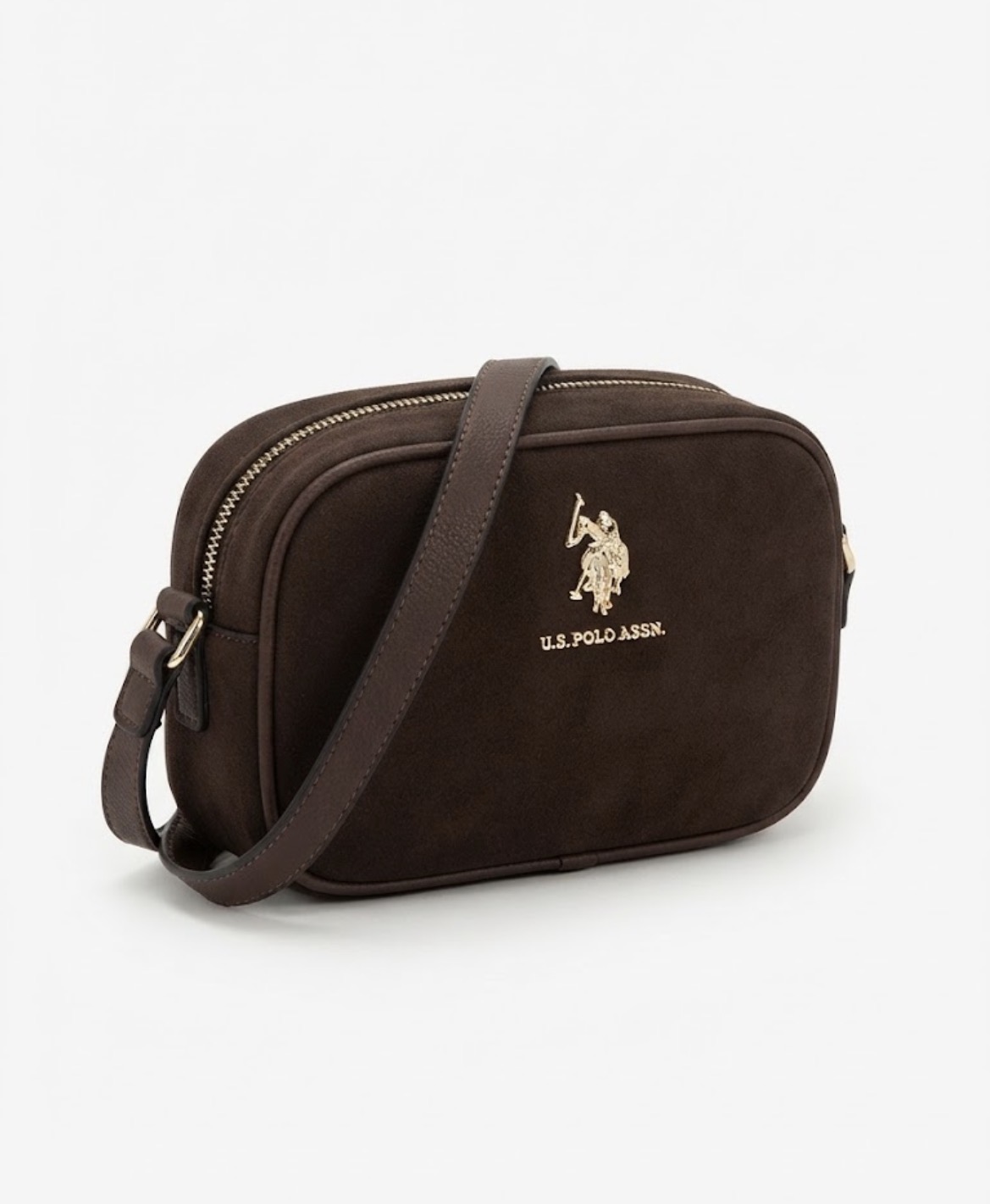 ID-4105 CROSSBODY POLO ASSN COLOR CAFE GAMUZA
