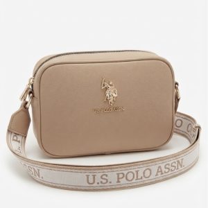 ID-6406 CROSSBODY POLO ASSN  MARRON CLARO